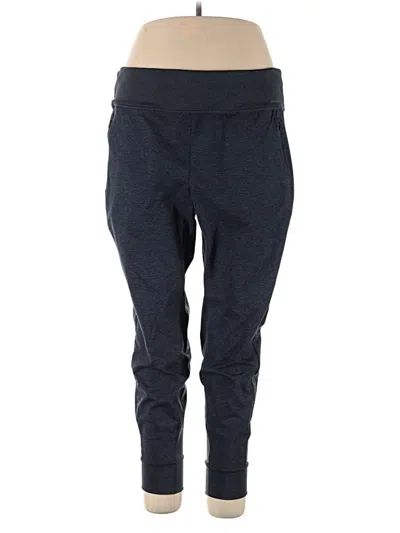 Pre-owned Eddie Bauer Active Pants In Blue