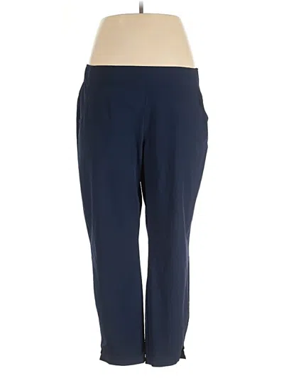 Pre-owned Eddie Bauer Active Pants In Blue