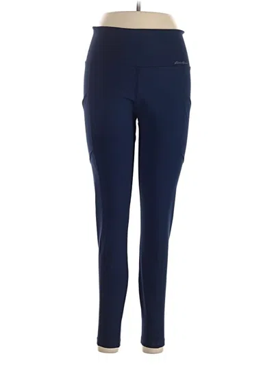 Pre-owned Eddie Bauer Active Pants In Blue