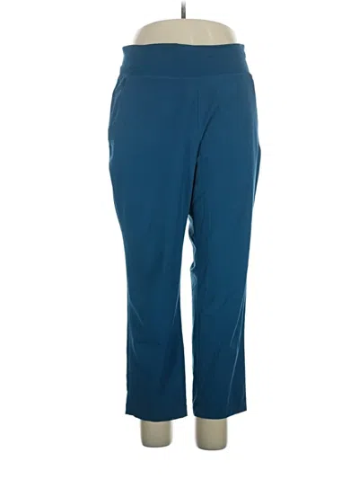 Pre-owned Eddie Bauer Active Pants In Blue