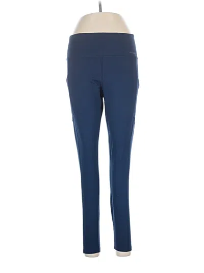 Pre-owned Eddie Bauer Active Pants In Blue