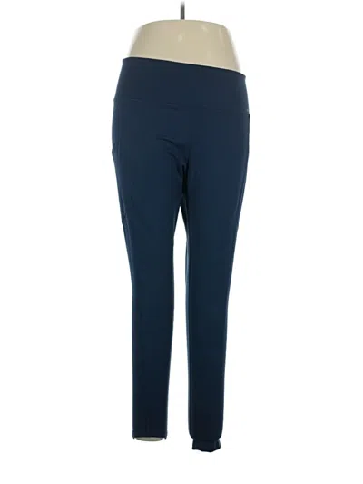 Pre-owned Eddie Bauer Active Pants In Blue