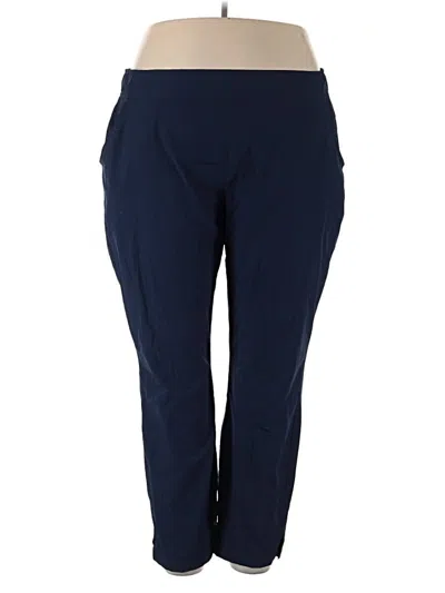 Pre-owned Eddie Bauer Active Pants In Blue