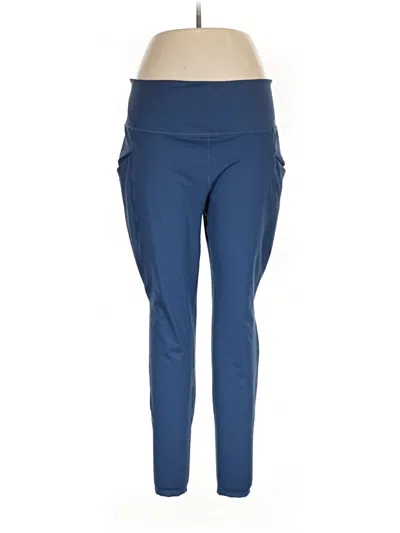 Pre-owned Eddie Bauer Active Pants In Blue