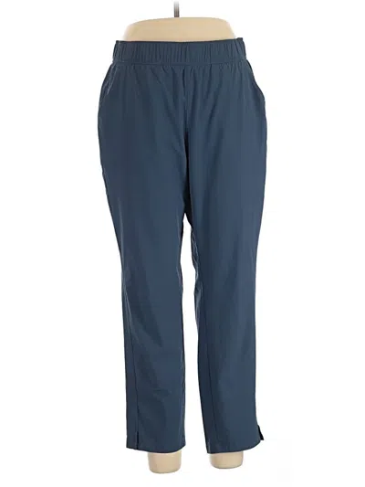 Pre-owned Eddie Bauer Active Pants In Blue