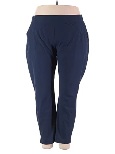 Pre-owned Eddie Bauer Active Pants In Blue