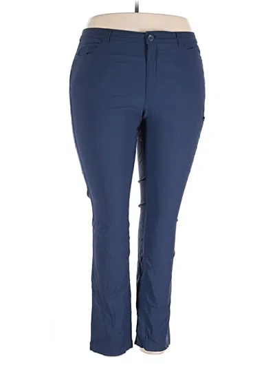 Pre-owned Eddie Bauer Active Pants In Blue