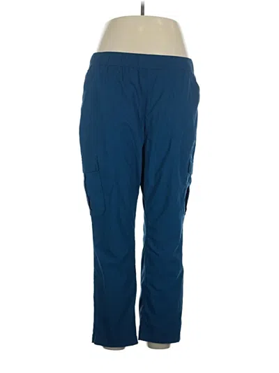 Pre-owned Eddie Bauer Active Pants In Blue