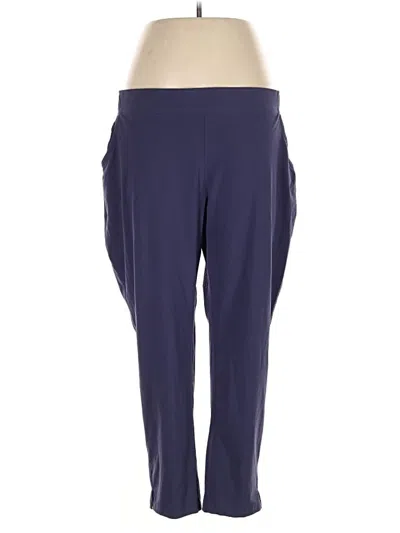 Pre-owned Eddie Bauer Active Pants In Blue