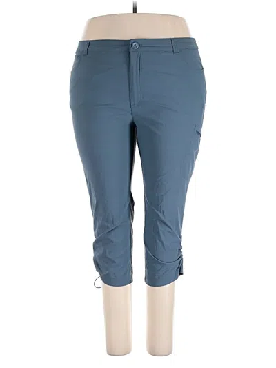 Pre-owned Eddie Bauer Active Pants In Blue