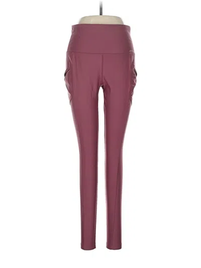 Pre-owned Eddie Bauer Active Pants In Burgundy