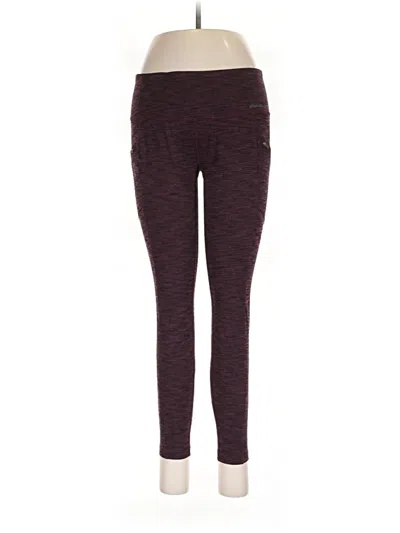 Pre-owned Eddie Bauer Active Pants In Burgundy