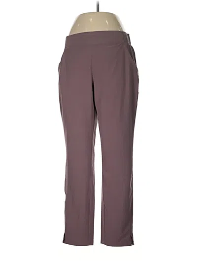 Pre-owned Eddie Bauer Active Pants In Burgundy