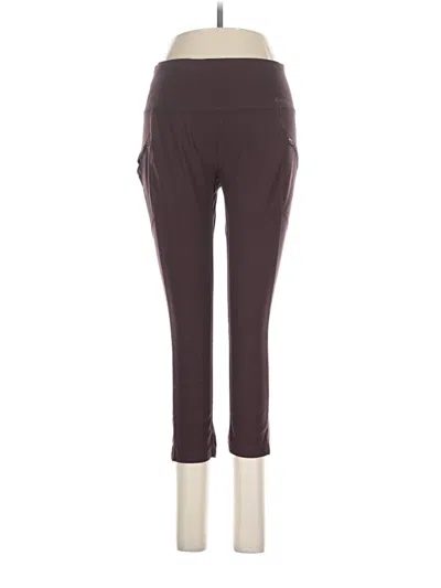 Pre-owned Eddie Bauer Active Pants In Burgundy
