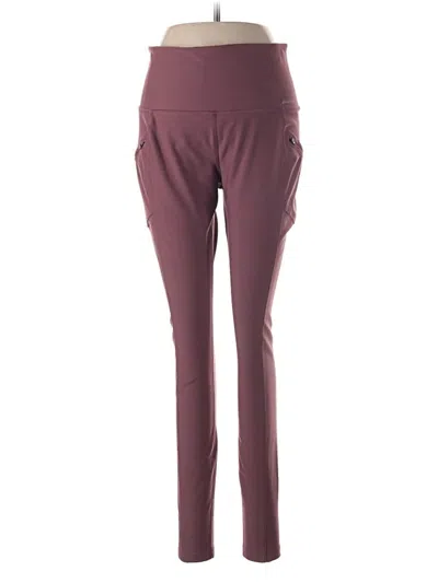 Pre-owned Eddie Bauer Active Pants In Burgundy