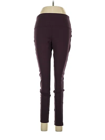 Pre-owned Eddie Bauer Active Pants In Burgundy