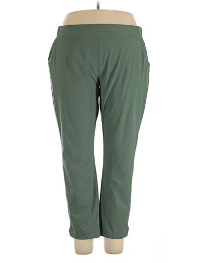 Pre-owned Eddie Bauer Active Pants In Green
