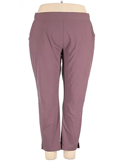 Pre-owned Eddie Bauer Active Pants In Purple