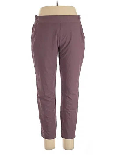 Pre-owned Eddie Bauer Active Pants In Purple