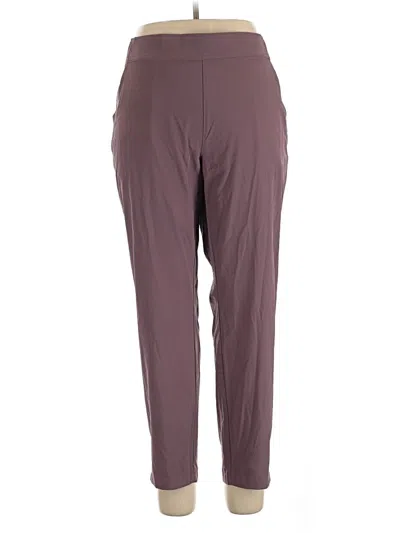 Pre-owned Eddie Bauer Active Pants In Purple