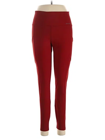 Pre-owned Eddie Bauer Active Pants In Red