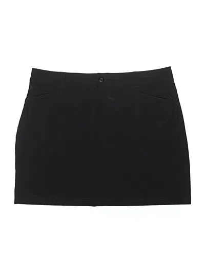 Pre-owned Eddie Bauer Active Skort In Black