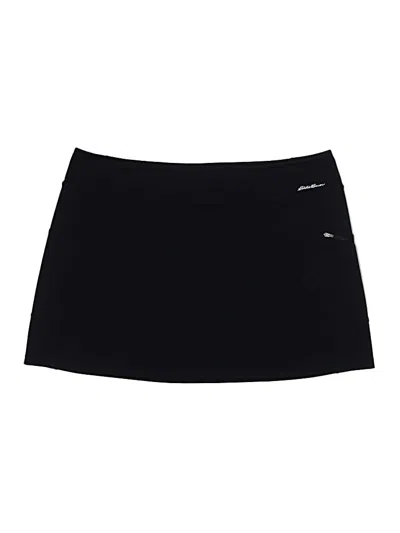 Pre-owned Eddie Bauer Active Skort In Black