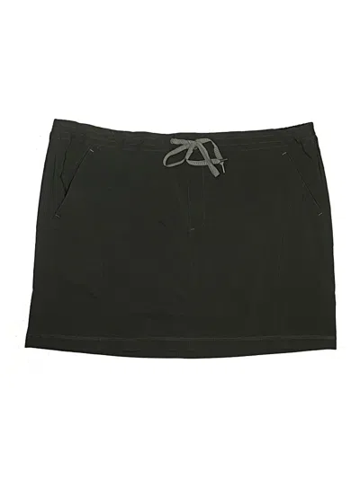 Pre-owned Eddie Bauer Active Skort In Black