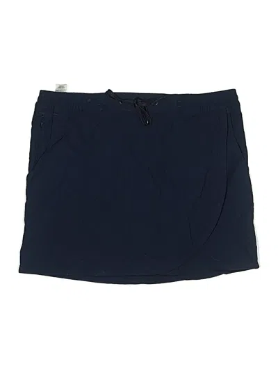 Pre-owned Eddie Bauer Active Skort In Blue