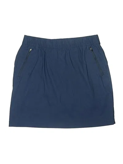 Pre-owned Eddie Bauer Active Skort In Blue