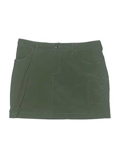 Pre-owned Eddie Bauer Active Skort In Green