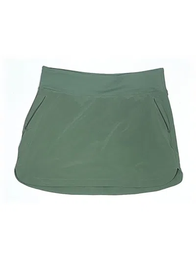 Pre-owned Eddie Bauer Active Skort In Green