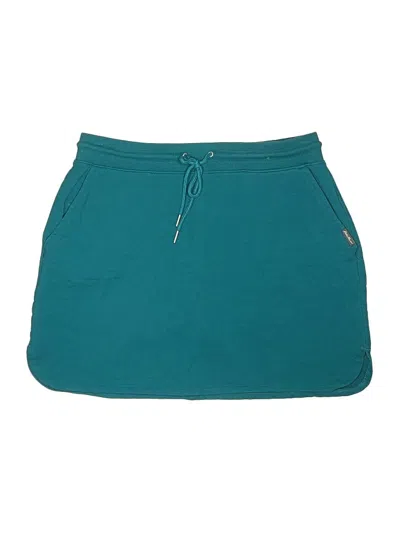Pre-owned Eddie Bauer Active Skort In Teal