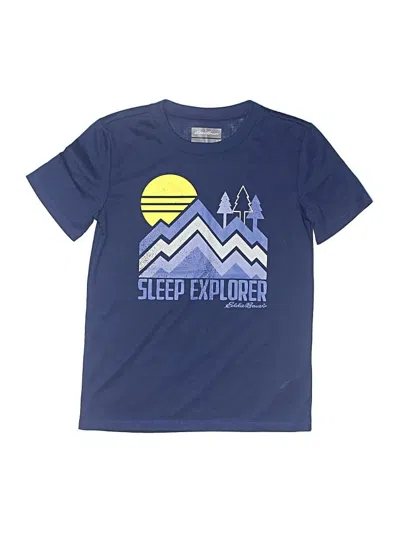 Pre-owned Eddie Bauer Kids' Active T-shirt In Blue