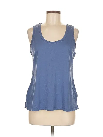 Pre-owned Eddie Bauer Active Tank Top In Blue