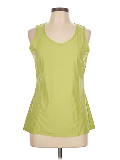 Pre-owned Eddie Bauer Active Tank Top In Green