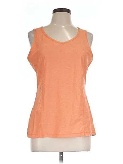 Pre-owned Eddie Bauer Active Tank Top In Orange