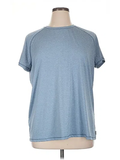 Pre-owned Eddie Bauer Active T-shirt In Blue