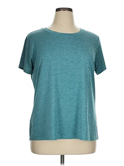 Pre-owned Eddie Bauer Active T-shirt In Blue