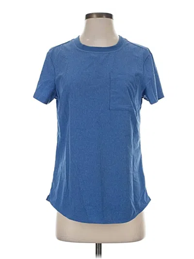 Pre-owned Eddie Bauer Active T-shirt In Blue