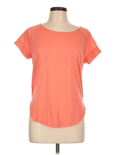 Pre-owned Eddie Bauer Active T-shirt In Orange
