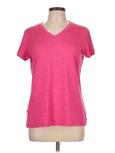 Pre-owned Eddie Bauer Active T-shirt In Pink
