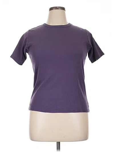 Pre-owned Eddie Bauer Active T-shirt In Purple