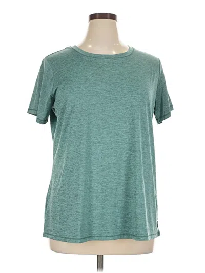 Pre-owned Eddie Bauer Active T-shirt In Teal