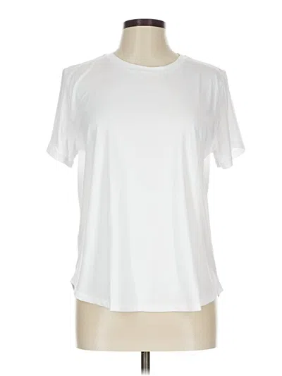 Pre-owned Eddie Bauer Active T-shirt In White