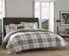Eddie Bauer Alder Plaid 3-pc. Comforter Set, Full/queen In Charcoal