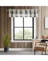 Eddie Bauer Alder Plaid Window Valance In Grey Multi