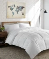 Eddie Bauer All Seasons Striped Luxury Down Alternative Duvet Insert Oversized In White