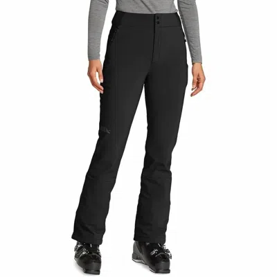 Eddie Bauer Alpenglow High Rise Stretch Ski Pants In Black
