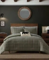 Eddie Bauer Alpine Plaid Printed Flannel Comforter Set In Multi
